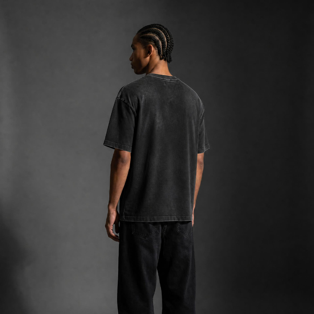 Monkey Washed Gradient "Heaven/Hell" Oversized T-Shirt