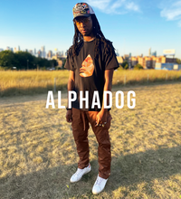 SATIN SNAP CARGO PANTS V1 - BROWN