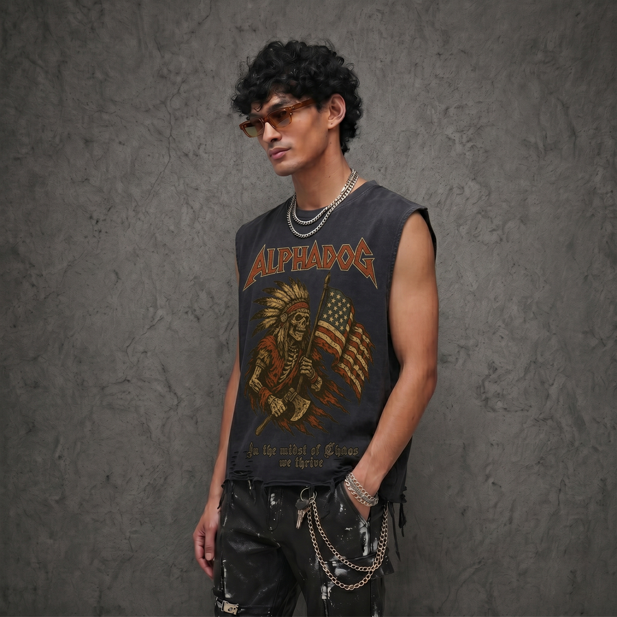 IN CHAOS WE THRIVE TANK TOP