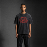 Monkey Washed Gradient "Heaven/Hell" Oversized T-Shirt