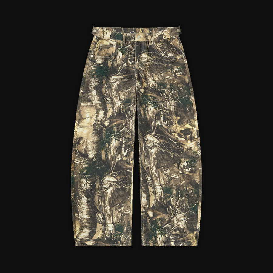 Tree Camo Barrel Leg Pants